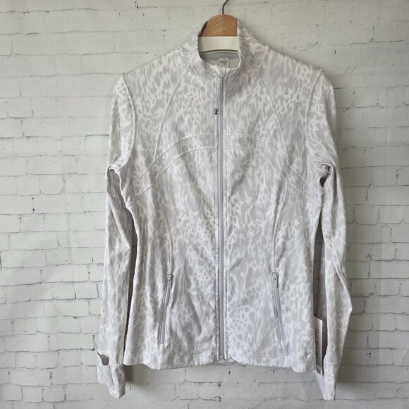 Lululemon Define Jacket Nulu Size 12 Contour Spot White Multi NEW - Picture 2 of 10